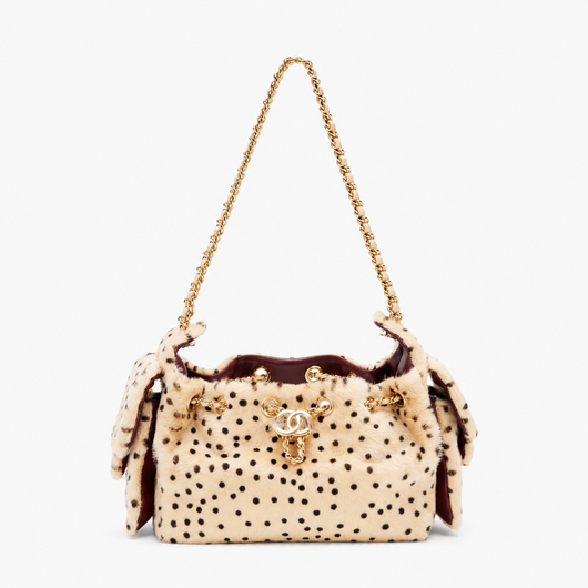 Mini 25 Handbag Beige black