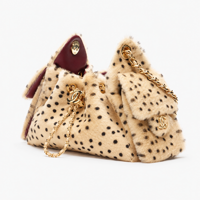 Mini 25 Handbag Beige black