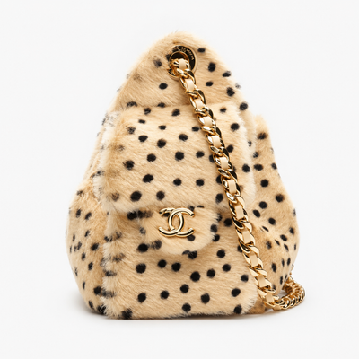 Mini 25 Handbag Beige black