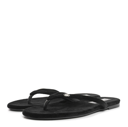 CC Velvet Thong Sandals