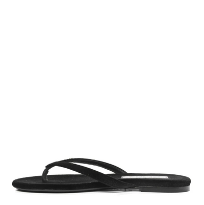 CC Velvet Thong Sandals
